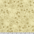 Crystal Lawn Daisy Outline Sand Japanese cotton lawn fabric by Sevenberry for Robert Kaufman featuring delicate floral line drawings on a warm sand background.