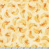 Golden Feathers Feather Toss parchment metallic quilting cotton fabric by Studio RK for Robert Kaufman featuring scattered gold feather motifs on a cream parchment background.