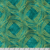 Golden Feathers Feather Swirls Teal Metallic quilting cotton fabric by Studio RK for Robert Kaufman featuring elegant gold metallic feather swirls on a rich teal background.