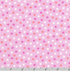 Gelato Polka Dots Lavender Japanese quilting cotton fabric by Sevenberry for Robert Kaufman featuring white, pink, and coral polka dots on a soft lavender background.