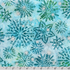 Artisan Batiks Evergreen Ice Sparkle Frosted Snowflakes Winter premium cotton batik featuring large frosted snowflakes with metallic silver accents in icy blue, aqua, teal, and soft white by Lunn Studios for Robert Kaufman.