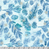 Artisan Batiks Evergreen Ice Sparkle Frosted Pinecones Powder premium cotton batik featuring pinecones, evergreen needles, and metallic silver snowflakes in shades of powder blue, icy blue, and soft aqua by Lunn Studios for Robert Kaufman.