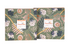 Chatterbox 10x10 Layer Cake by RJR Studio for RJR Fabrics featuring 42 premium cotton precut squares with modern florals, botanical prints, abstract geometric patterns, dotted blenders, and coordinating designs in sage, blush, auburn, navy, lavender, cream, and charcoal tones