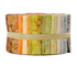 Best of Malam Batiks Sunrise Jelly Roll by Jinny Beyer for RJR Fabrics featuring premium 2.5-inch batik fabric strips in coordinated shades of orange, yellow, cream, green, and soft pastel batiks for quilting and sewing.