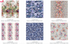 Bouquet Digiprint Charm Pack by RJR Studio for RJR Fabrics featuring 42 premium 5-inch digitally printed cotton fabric squares with elegant watercolor florals, painterly textures, and coordinated botanical designs for quilting and sewing projects.