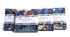 Fleur Couture Digiprint 5-inch charm pack by RJR Studio featuring 42 dark navy and colorful floral cotton fabric squares.