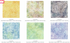 Malam Batiks VI Lights Patty Cake by Jinny Beyer featuring 42 premium 10-inch hand-dyed batik fabric squares in soft blue, aqua, lavender, yellow, pink, and green tones for quilting and sewing.