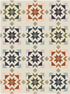 Scout Lake Earth Wind Fire and Ice quilt kit by Ash Cascade for Cotton and Steel Fabrics featuring modern star quilt blocks