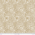 Lodden Large Pure Poppy 108 inch wide quilt backing fabric by Morris & Co, featuring detailed warm gold poppy flowers and foliage on a soft cream background.