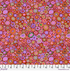 Kaffe Fassett Paperweight Paprika cotton lawn fabric featuring colorful circular and floral motifs in red, orange, pink, purple, green, teal, and lavender.
