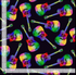 Painted Guitar Tossed Guitars Fabric by Timeless Treasures