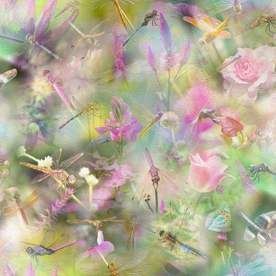 Wildflowers - Dragonflies Meadow by Hoffman