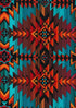 Southwest Blanket Print Turquoise fabric by Timeless Treasures – 100% cotton Southwestern pattern for quilts and rustic décor.