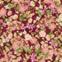 Aurelia - Small Florals Burgundy Metallic Yardage