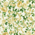 Decadent Garden - Florals and Leaves Cream Metallic Yardage
