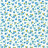 Flowerhouse - 1930's Basics Daisies Blue Yardage