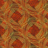 Golden Feathers Feather Swirls Cayenne Metallic quilting cotton fabric by Studio RK for Robert Kaufman featuring elegant gold metallic feather swirls on a rich cayenne background.