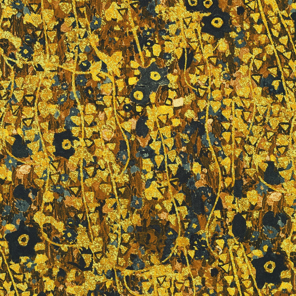 Gustav Klimt - Vines Gold Metallic Yardage