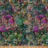 Kaleido Blooms Abalone digital print fabric by Marlies Janssen of Candy Quilt Designs for Hoffman Fabrics featuring colorful kaleidoscopic floral medallions, floating bubbles, and jewel-toned circles in shades of teal, emerald, aqua, magenta, coral, gold, lavender, and blue on premium quilting cotton.