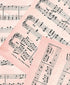 Art Journal - Music Blush Yardage