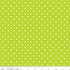 White Swiss Dot on Lime Yardage