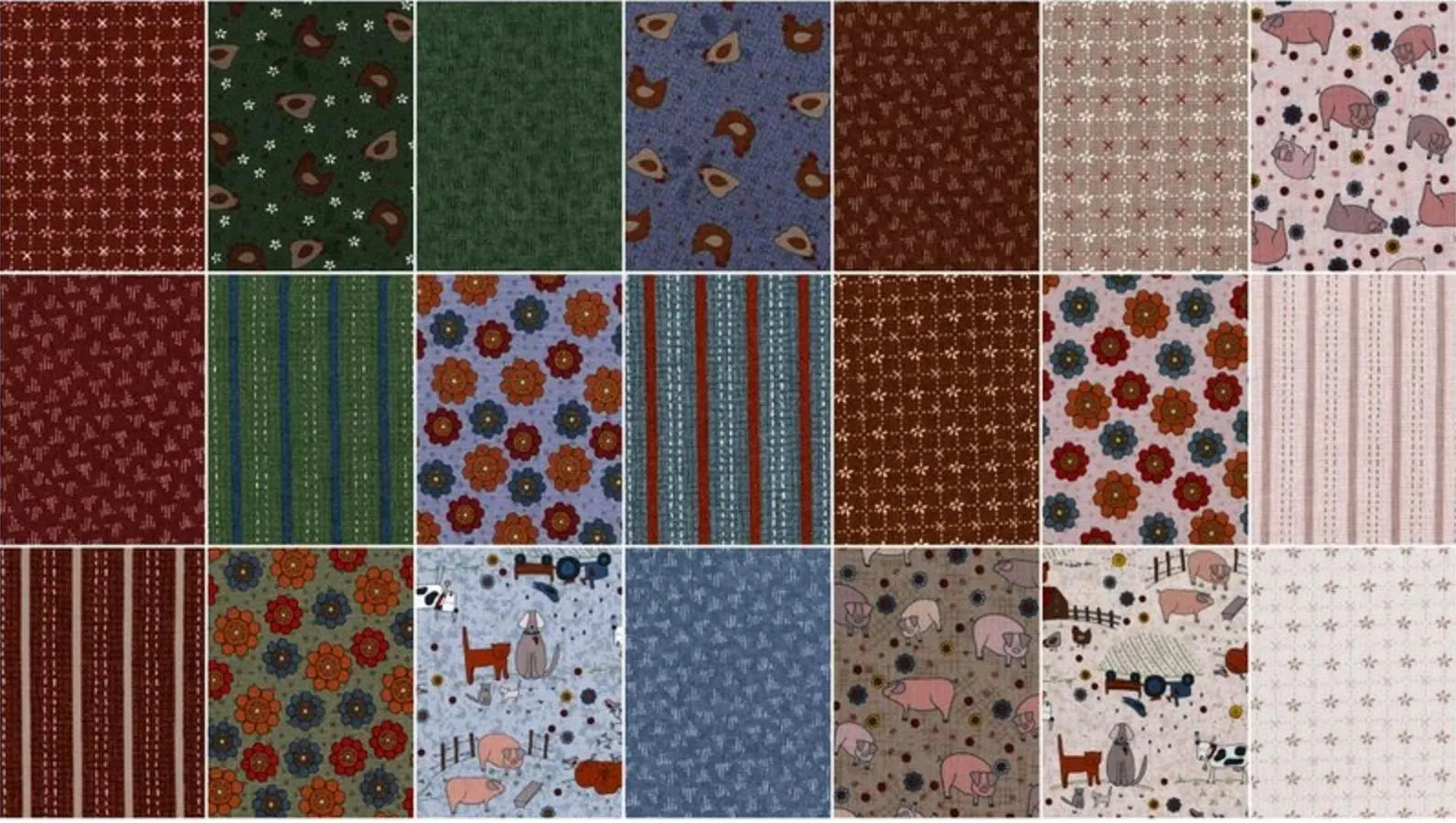 High Meadow Farm Fat Quarter Bundle