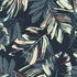 Island Paradise - Tropical Leaves on Navy Yardage