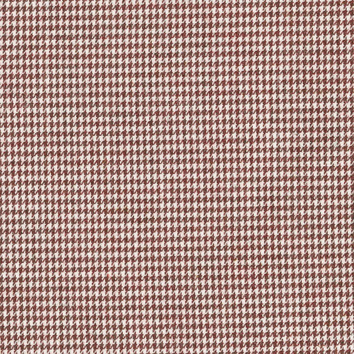 Lisbon Brushed Mini Houndstooth Melange - Burgundy Flannel Yardage