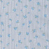 Sevenberry Petite Garden Blues - Floral Stripes Sky Blue Yardage