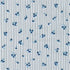 Sevenberry Petite Garden Blues - Floral Stripes Navy Yardage
