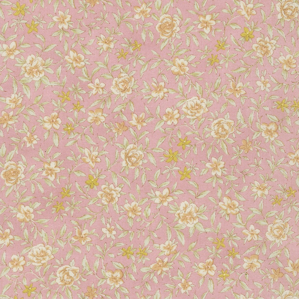 Sevenberry Petite Nostalgia Lawn - Pink Yardage