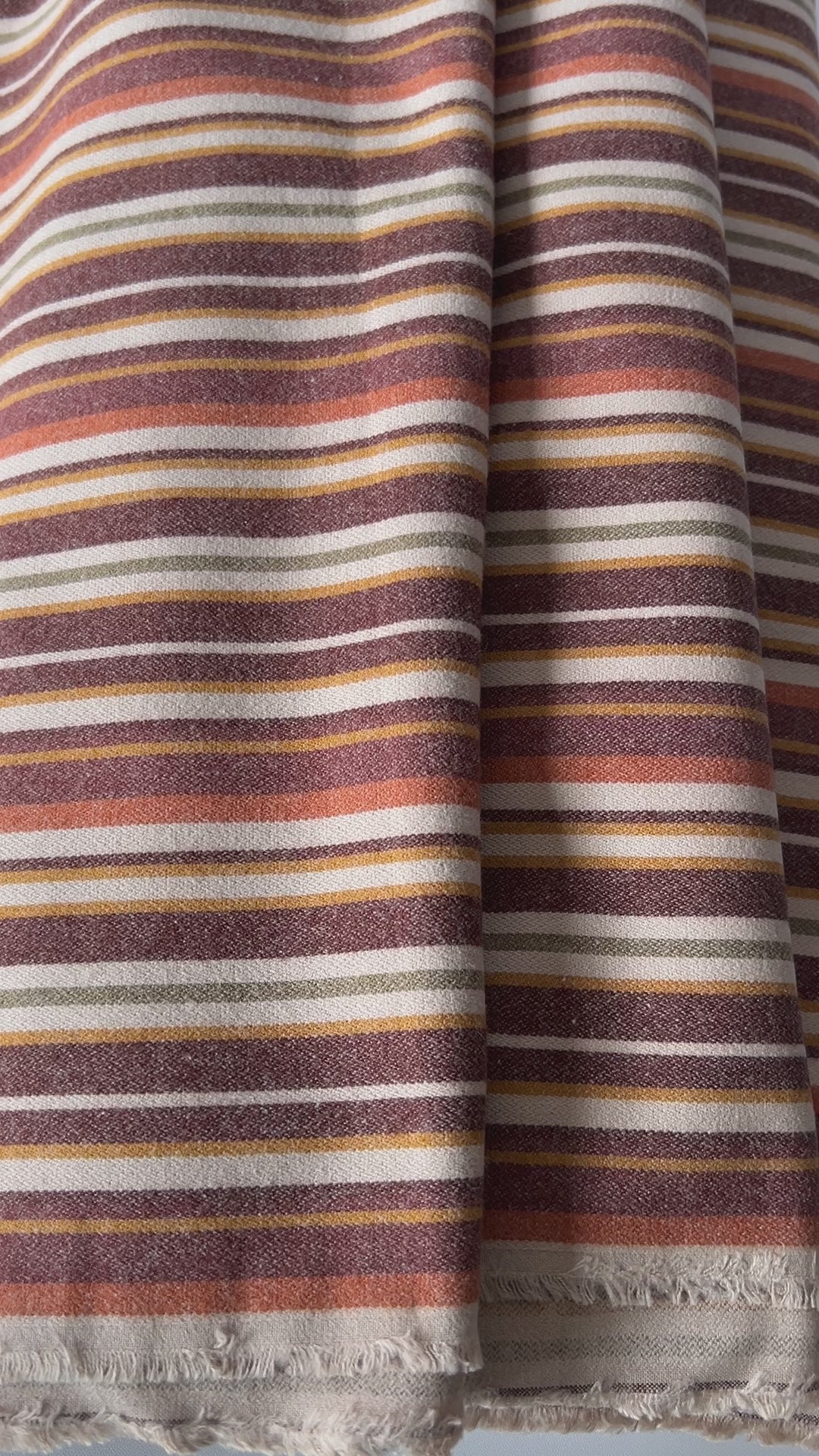 Tamarack Stripes Flannel - Autumn by Kaufman