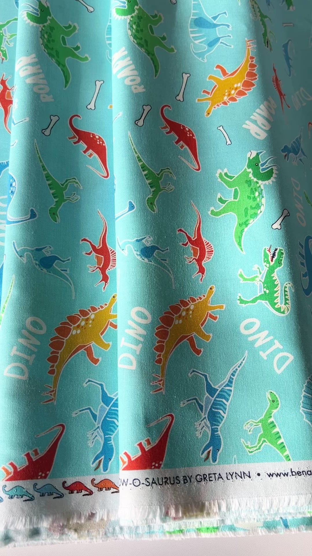 Glow-O-Saurus - Dino Friends Navy Aqua in the Dark