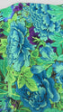 Lavinia Green fabric by Philip Jacobs for the Kaffe Fassett Collective, bold floral cotton quilting fabric with lush green leaves and botanical details.