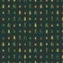 hunter green metallic insect fabric by Rifle Paper Co for Cotton and Steel