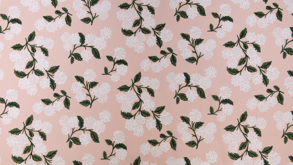 Meadow - Hydrangea - Blush Lawn Yardage