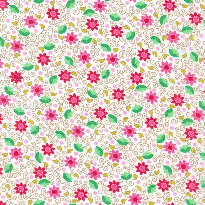 London Calling 11 Lawn - Florals Pink Yardage