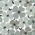 Sevenberry Canvas Prints Florals Gray cotton canvas fabric by Robert Kaufman – gray floral canvas for bags, upholstery & home décor