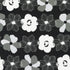 Sevenberry Canvas Prints - Florals on Black - Remnant