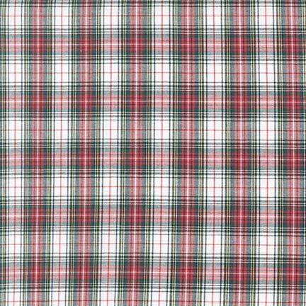 Sevenberry Classic Plaids - Bruce Plaid Red Yardage