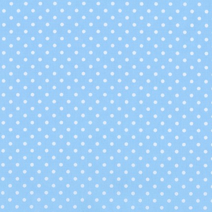 Sevenberry Petite Basics - Dots Baby Blue Yardage