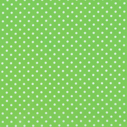 Sevenberry Petite Basics - Dots Green Yardage