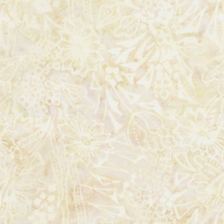 Tonga Memorial Patriot Vintage cream batik fabric featuring subtle floral and botanical motifs by Timeless Treasures.