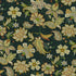 Vintage Fleur Floral Black quilting fabric by Sevenberry for Robert Kaufman featuring ivory, sage green, mustard, and terracotta floral bouquets with paisley motifs on premium Japanese cotton.