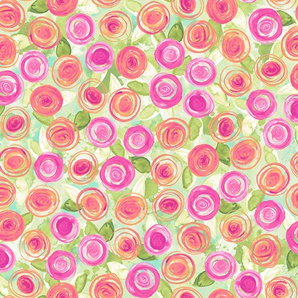 Wishwell Lawns - Florals Primrose Yardage