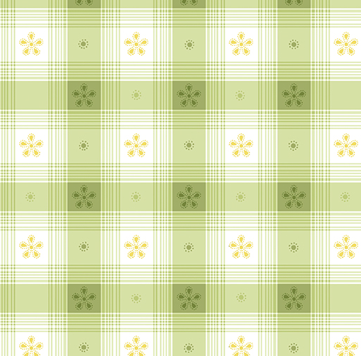 Simply Chic Toile Check Green 3818-40 by Benartex | Designer Fabrics
