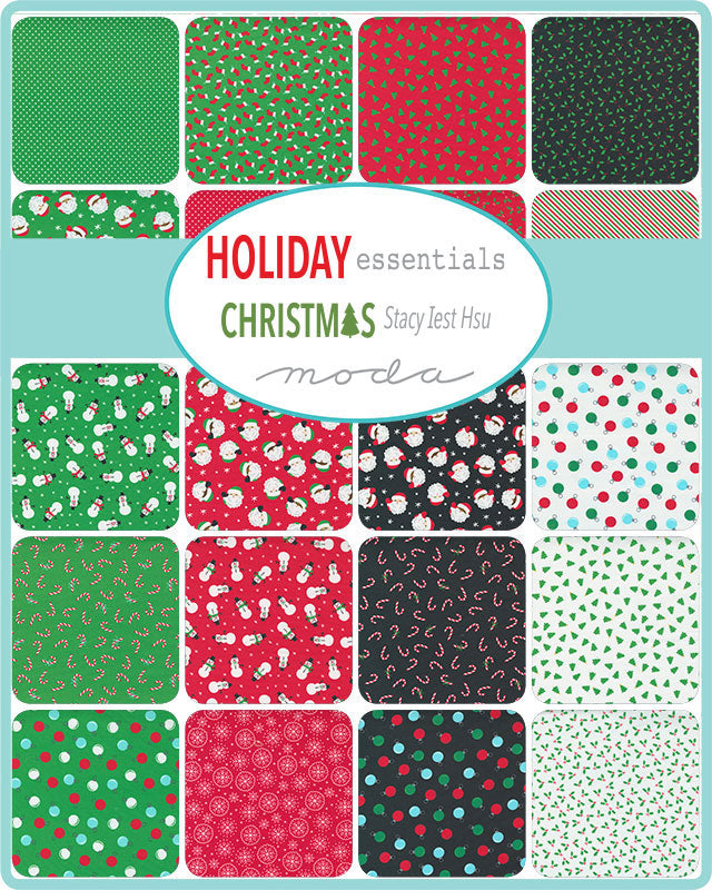 Holiday Essentials Christmas Charm Pack by Stacy Iest Hsu for Moda Fabrics