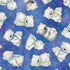 Arctic Nights fabric with tossed polar bears – designed by Bunnies by the Bay for Timeless Treasures
