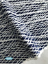 Island Blossom Lattice Navy/White 8314-55 by Benartex