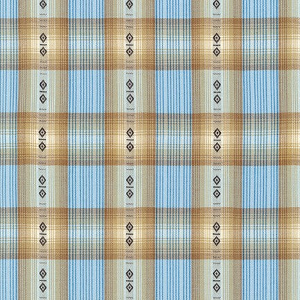 Ponderosa Woven Plaids Sky - Robert Kaufman